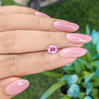 0.99 Ct. Purplish Pink Sapphire from Madagascar Life Style