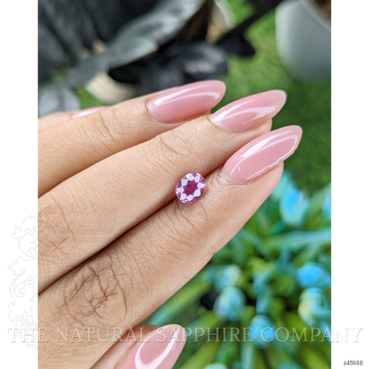 0.98 Ct. Purplish Pink Sapphire from Madagascar