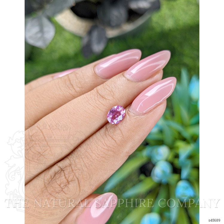 1.01 Ct. Purplish Pink Sapphire from Madagascar