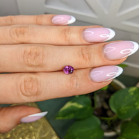 1.32 Ct. Pinkish Purple Sapphire from Madagascar Life Style