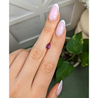 1.02 Ct. Purplish Pink Sapphire from Madagascar Life Style