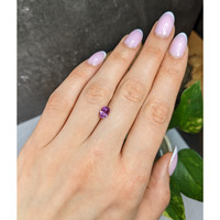 1.21 Ct. Purplish Pink Sapphire from Madagascar Life Style