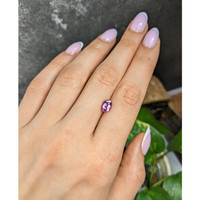1.54 Ct. Purplish Pink Sapphire from Madagascar Life Style