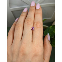 1.09 Ct. Pinkish Purple Sapphire from Madagascar Life Style