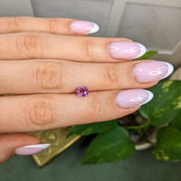 1.09 Ct. Pinkish Purple Sapphire from Madagascar Life Style