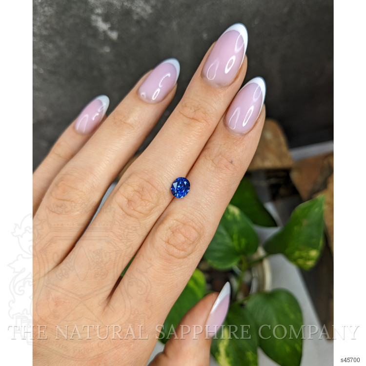 1.36 Ct. Blue Sapphire from Ceylon (Sri Lanka)