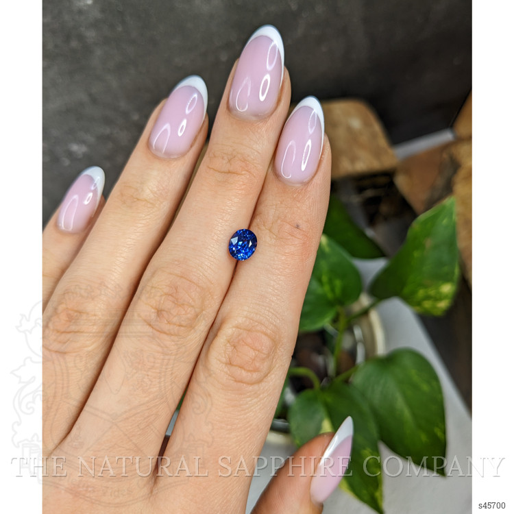 1.36 Ct. Blue Sapphire from Ceylon (Sri Lanka)