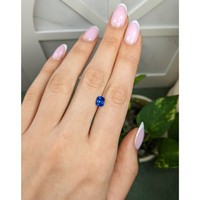 1.32 Ct. Blue Sapphire from Ceylon (Sri Lanka) Life Style