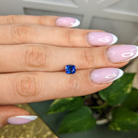 1.32 Ct. Blue Sapphire from Ceylon (Sri Lanka) Life Style