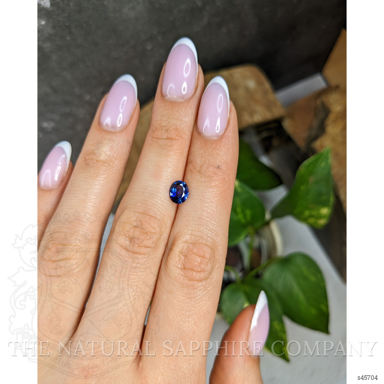 1.13 Ct. Blue Sapphire from Ceylon (Sri Lanka)