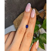 1.33 Ct. Blue Sapphire from Ceylon (Sri Lanka) Life Style
