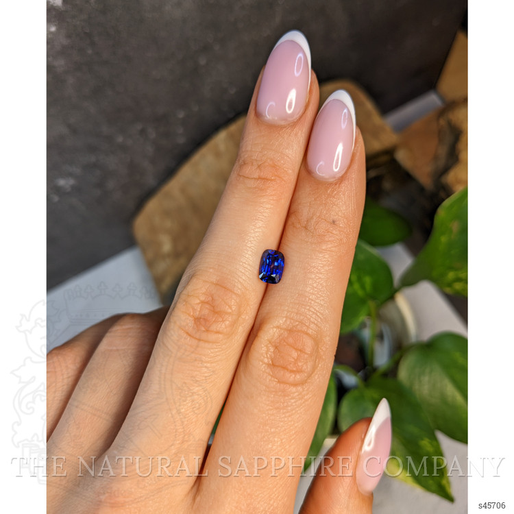 1.33 Ct. Blue Sapphire from Ceylon (Sri Lanka)