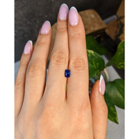 1.33 Ct. Blue Sapphire from Ceylon (Sri Lanka) Life Style
