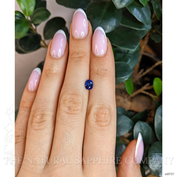 1.03 Ct. Blue Sapphire from Ceylon (Sri Lanka)