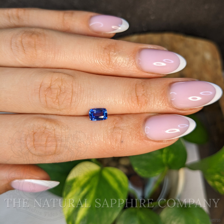 0.93 Ct. Blue Sapphire from Ceylon (Sri Lanka)