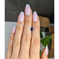 0.92 Ct. Blue Sapphire from Ceylon (Sri Lanka) Life Style