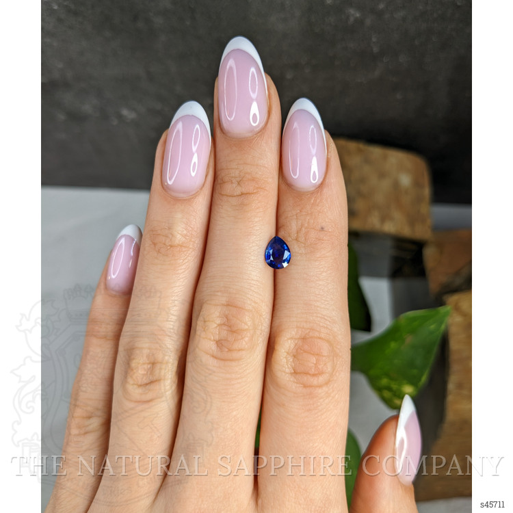 0.92 Ct. Blue Sapphire from Ceylon (Sri Lanka)