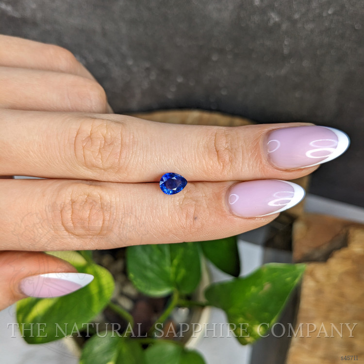 0.92 Ct. Blue Sapphire from Ceylon (Sri Lanka)