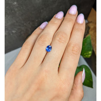 1.27 Ct. Blue Sapphire from Ceylon (Sri Lanka) Life Style