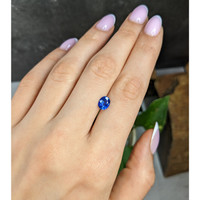 1.27 Ct. Blue Sapphire from Ceylon (Sri Lanka) Life Style