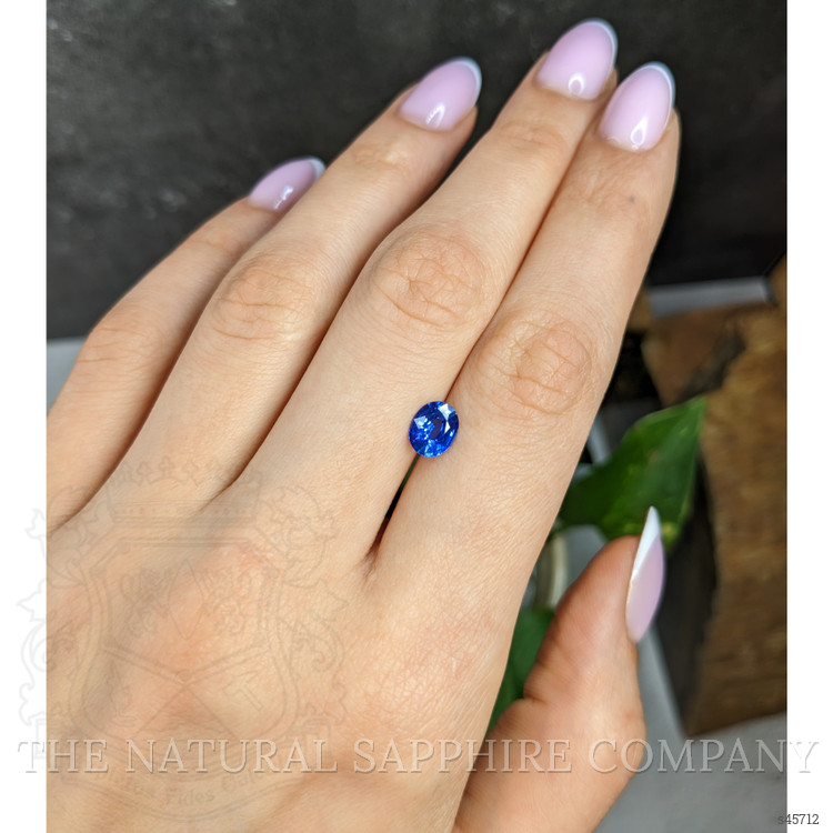 1.27 Ct. Blue Sapphire from Ceylon (Sri Lanka)