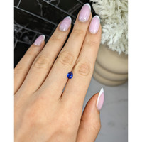 0.90 Ct. Blue Sapphire from Ceylon (Sri Lanka) Life Style