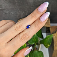 1.08 Ct. Blue Sapphire from Ceylon (Sri Lanka) Life Style