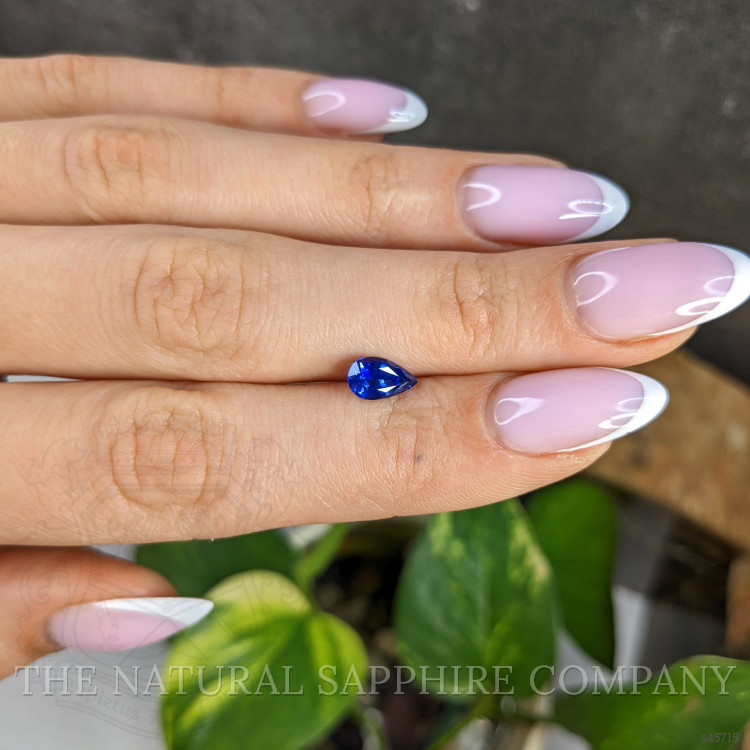 1.08 Ct. Blue Sapphire from Ceylon (Sri Lanka)