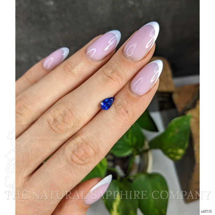 1.08 Ct. Blue Sapphire from Ceylon (Sri Lanka)