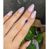 0.97 Ct. Blue Sapphire from Ceylon (Sri Lanka) Life Style
