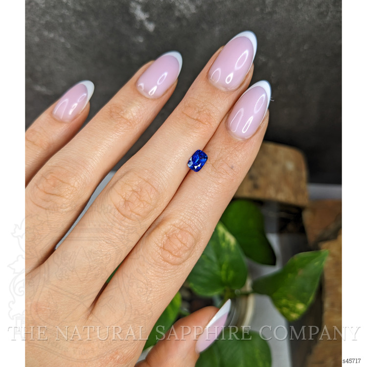 0.97 Ct. Blue Sapphire from Ceylon (Sri Lanka)