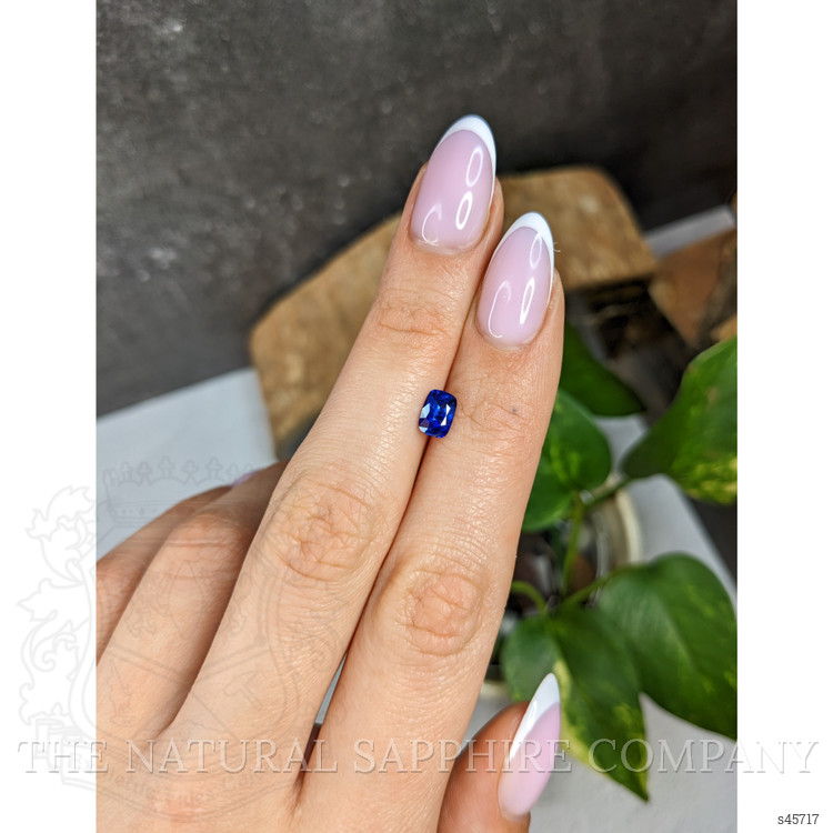 0.97 Ct. Blue Sapphire from Ceylon (Sri Lanka)