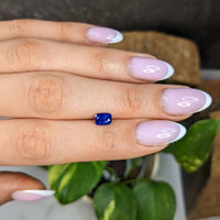 0.97 Ct. Blue Sapphire from Ceylon (Sri Lanka) Life Style