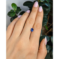 1.30 Ct. Blue Sapphire from Ceylon (Sri Lanka) Life Style