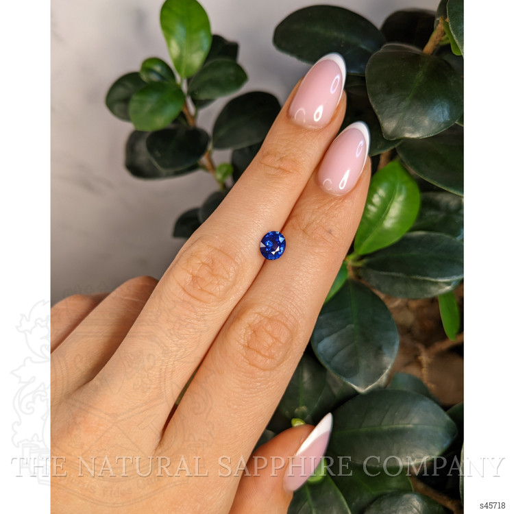 1.30 Ct. Blue Sapphire from Ceylon (Sri Lanka)