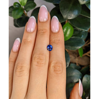 1.30 Ct. Blue Sapphire from Ceylon (Sri Lanka) Life Style