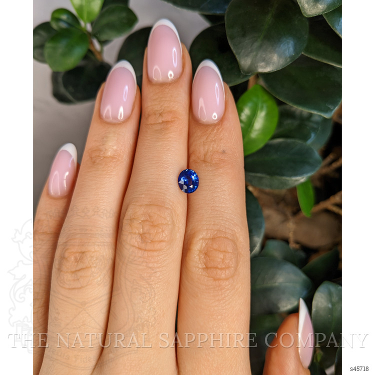 1.30 Ct. Blue Sapphire from Ceylon (Sri Lanka)