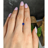 0.96 Ct. Blue Sapphire from Ceylon (Sri Lanka) Life Style