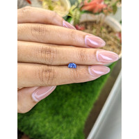 0.64 Ct. Blue Sapphire from Ceylon (Sri Lanka) Life Style