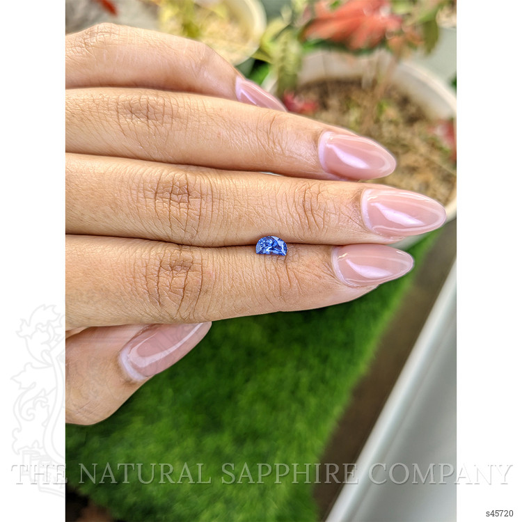 0.64 Ct. Blue Sapphire from Ceylon (Sri Lanka)