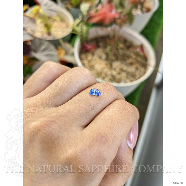 0.64 Ct. Blue Sapphire from Ceylon (Sri Lanka)