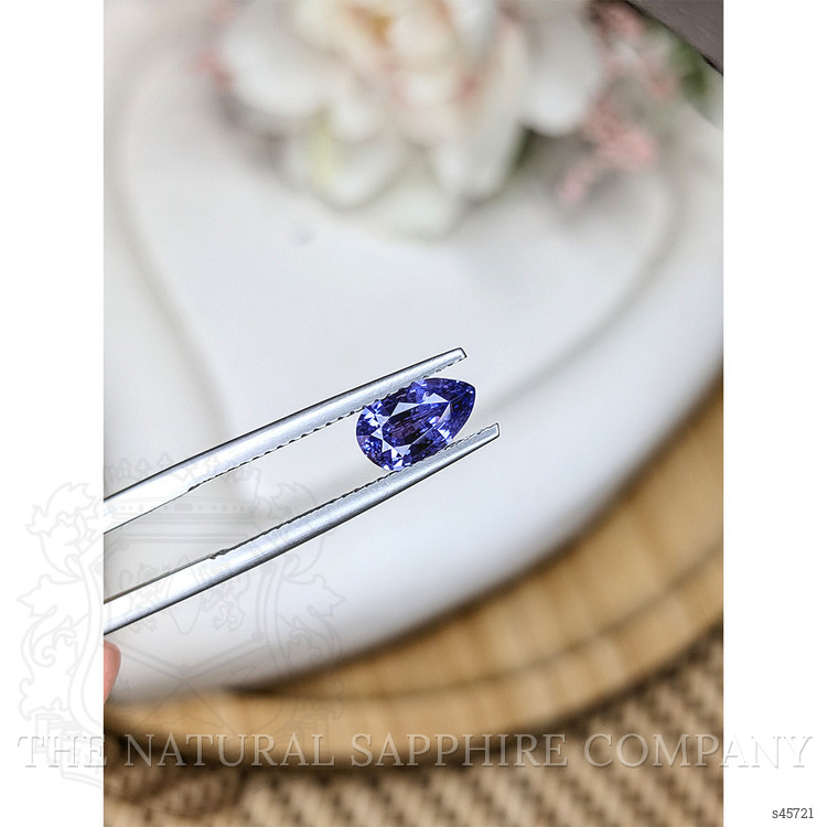 1.12 Ct. Purplish Blue Sapphire from Ceylon (Sri Lanka)