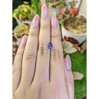 1.12 Ct. Purplish Blue Sapphire from Ceylon (Sri Lanka) Life Style