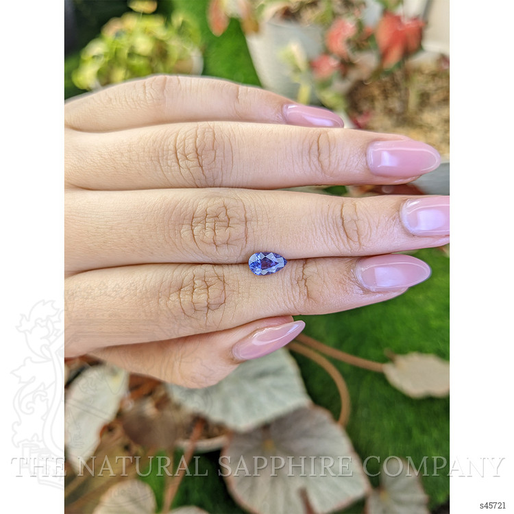 1.12 Ct. Purplish Blue Sapphire from Ceylon (Sri Lanka)