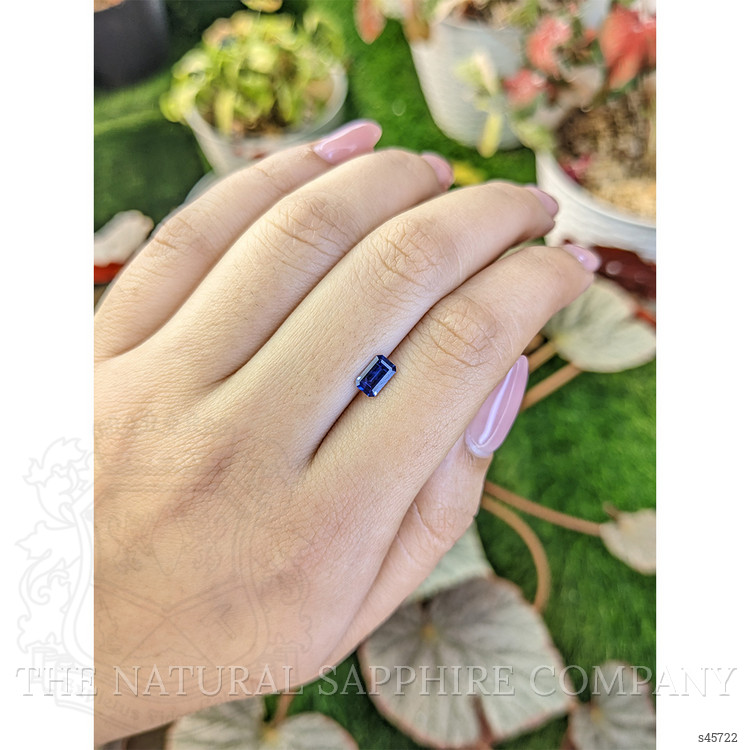 0.71 Ct. Blue Sapphire from Ceylon (Sri Lanka)