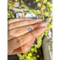 1.56 Ct. Purplish Blue Star Sapphire from Ceylon (Sri Lanka) Life Style