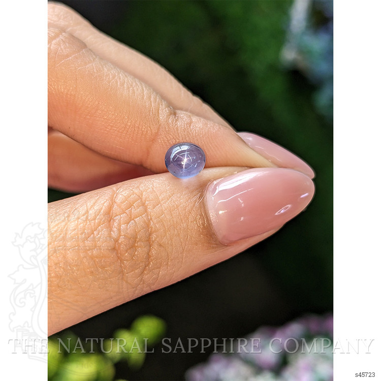 1.56 Ct. Purplish Blue Star Sapphire from Ceylon (Sri Lanka)