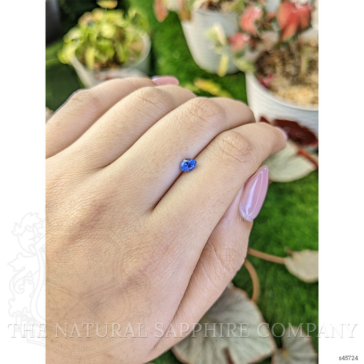0.47 Ct. Blue Sapphire from Ceylon (Sri Lanka)
