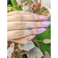 0.54 Ct. Blue Sapphire from Ceylon (Sri Lanka) Life Style