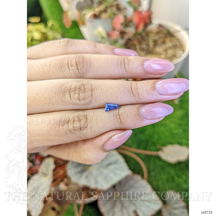 0.54 Ct. Blue Sapphire from Ceylon (Sri Lanka)